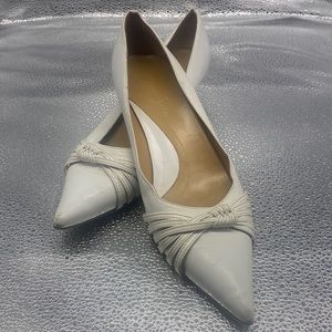 Faconnable Knot Bow Straps Detail Kitten Heels